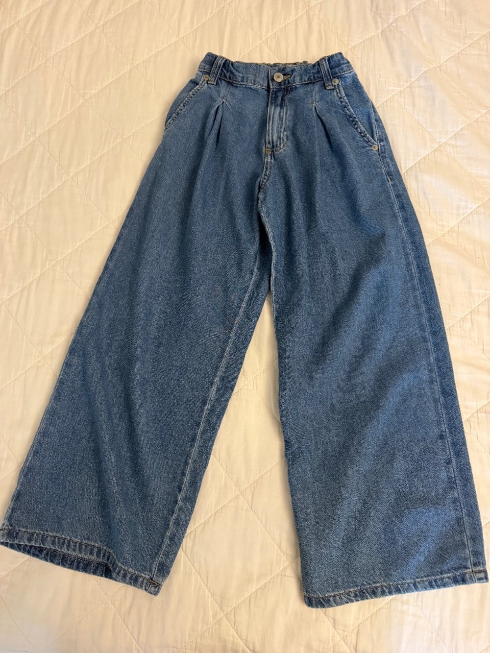 Zara girls size 9 wide leg jeans